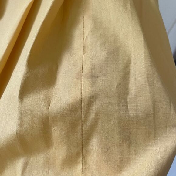 True Vintage VTG 1950s - Stunning Yellow Embroidered Antique Dress 10 - Picture 7 of 8